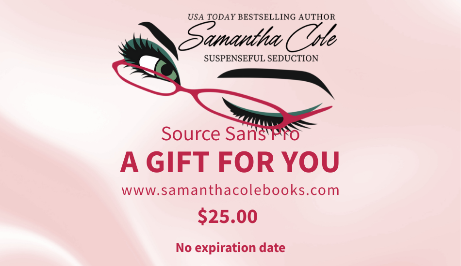 Samantha Cole Books Gift Card